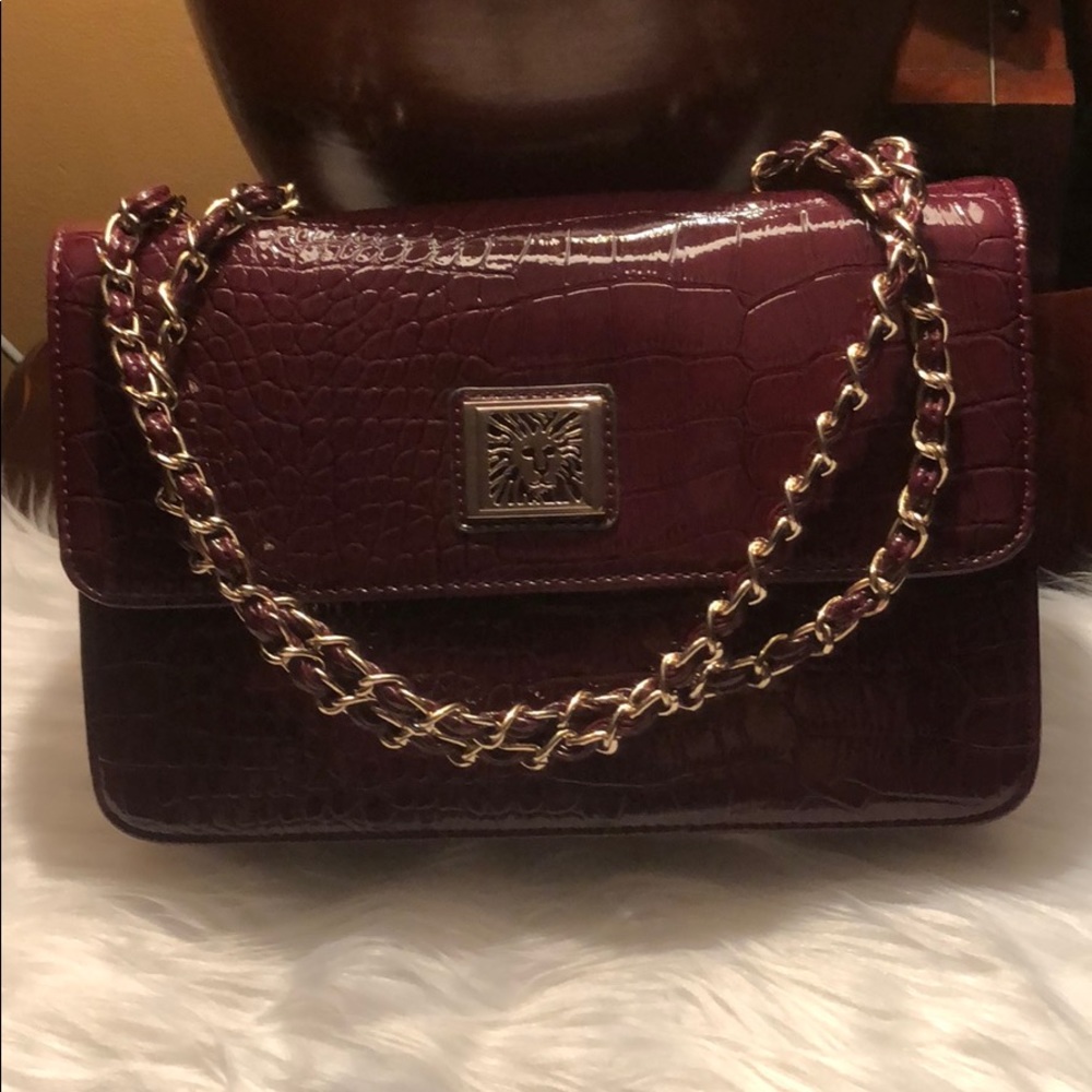 Anne Klein Patent Leather Purse